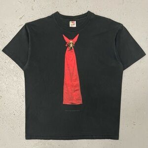 Vintage 1995 William Wegman Devil Dog Rare Single Stitch Art T Shirt XL